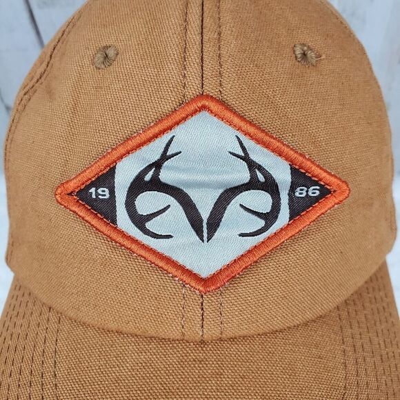 Realtree Logo Snapback Cap Brown OSFM - Picture 4 of 8
